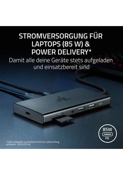 Razer Usb-c Bağlantı İstasyonu - Hdmı, Gigabit Ethernet, 3,5 Mm Ses Bağlantı Noktası, Usb-a Ve -c İle 11 Bağlantı Noktası, Windows Ve Mac İle Uyumlu 4k Ekran Çıkışı, 7.1 Surround Ses Mercury Razer Usb-c Bağlantı İstasyonu - Hdmı, Gigabit Ethernet, 3,5 Mm Ses Bağlantı Noktası, Usb-a Ve -c İle 11 Bağlantı Noktası, Windows Ve Mac İle Uyumlu 4k Ekran Çıkışı, 7.1 Surround Ses Mercury