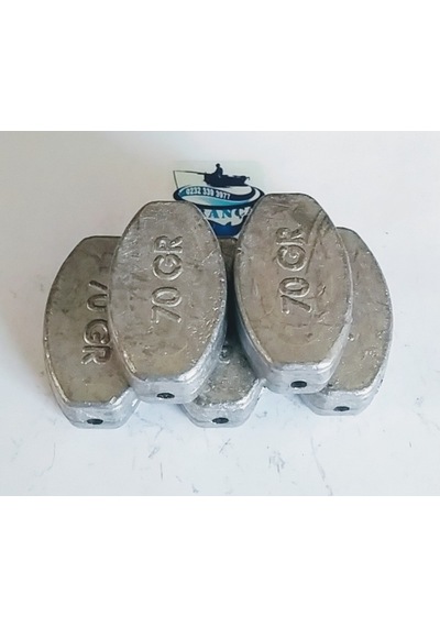 Yassı Gezer Kursun 70 Gr 5 Adet - (422773863) Yassı Gezer Kursun 70 Gr 5 Adet - (422773863)