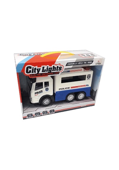 Ctoy Oyuncak Işıklı Ve Sesli Polis Kamyon 89-302a