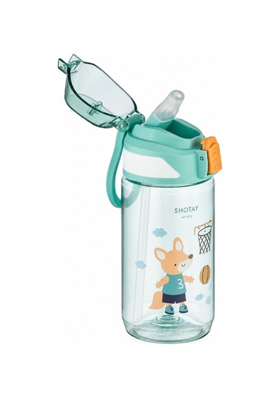 Shotay Sevimli Hayvanlar Trıtan Matara Yeşil 570 Ml.