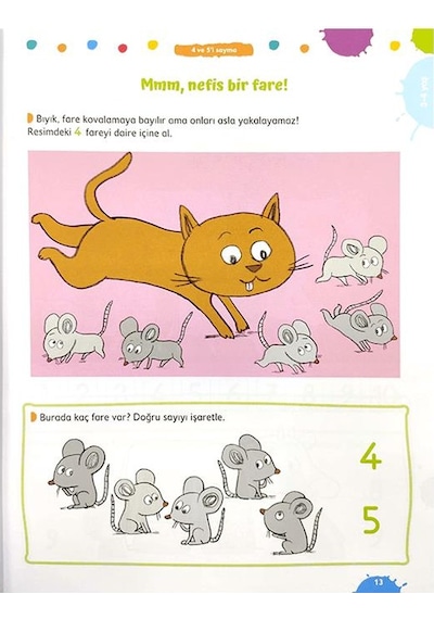 3-6 Yaş Öğrenmeyi Seviyorum - Matematik Etkinlik Kitabım Uçanbal