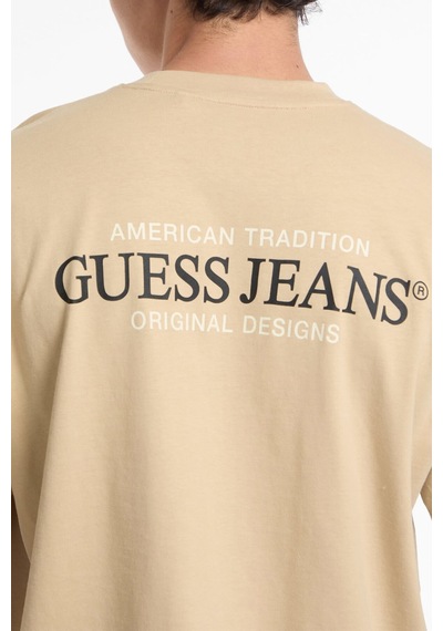 Jeans Erkek Oversize Fit Tişört M4bı75k8fq4 Bej