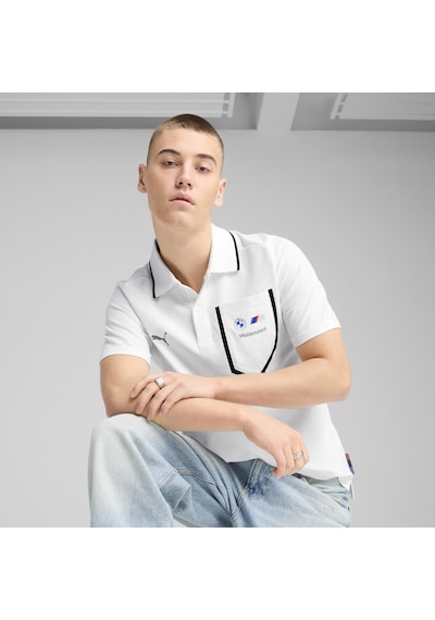 Puma Bmw Mms Polo Erkek Polo Tişört Beyaz