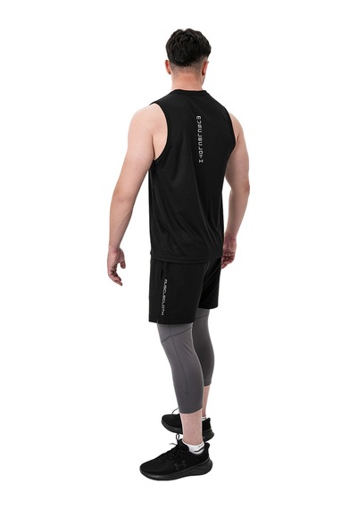 Musclecloth Performance Atlet Siyah Siyah