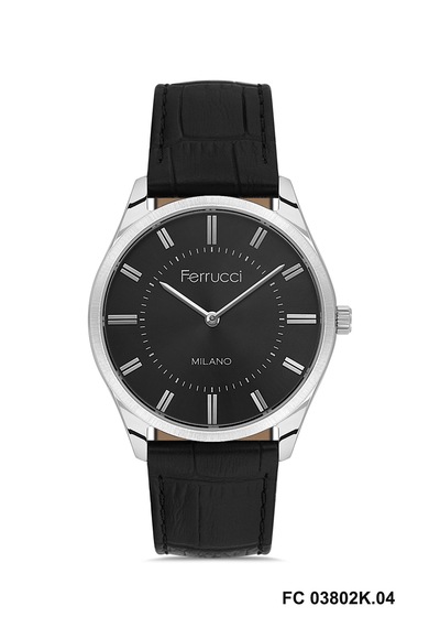 Ferrucci Erkek Kol Saati 03802k Gümüş - Siyah