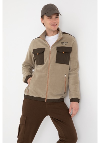 U.s. Polo Assn. Erkek Açık Haki Hırka Örme 50309979-vr183 Acık Hakı