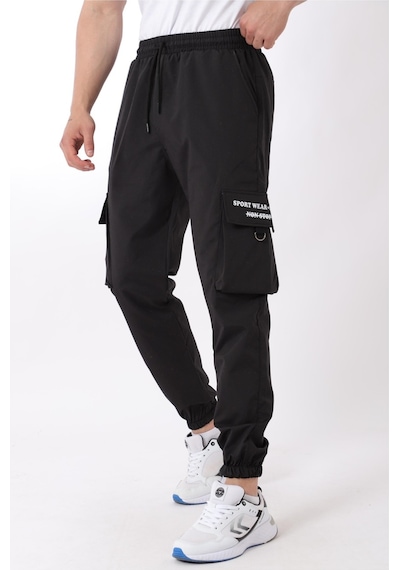 Stilkombin Paraşüt Kumaş Sport Wear Baskılı Kargo/jogger Alt Pldp 03 70094 001