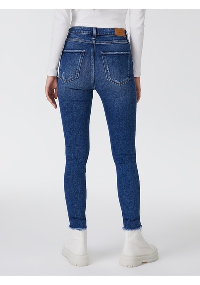 Natalie Skinny Fit Pantolon Lacivert