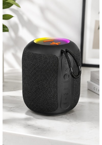 Jedel Sa-147 Rgb Işıklı Taşınabilir Bluetooth Hoparlör 5w Powerbank Fm Radyo, Usb/tf/aux