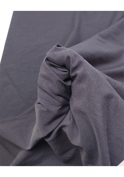 Siyah Renkte Poplin Benzeri Pamuk Sentetik Karışık Dokuma Kumaş Gömleklik & Elbiselik 150x260cm-12501