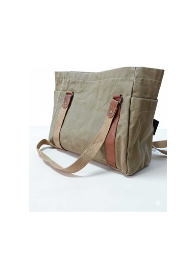 Old Cotton Cargo Gds Darwin Bag Omuz Çantası Camel