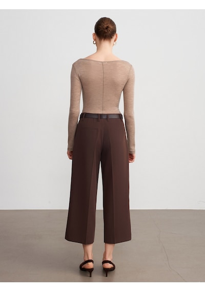 Dilvin 72640 Düz Paça Pantolon-kahve Kahve