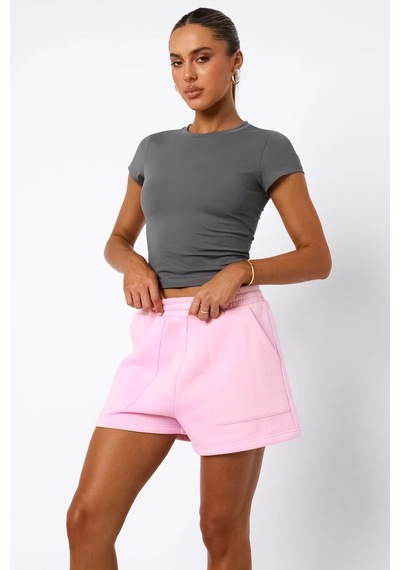 Madmext Pembe Basic Kadın Şort Mg2511 Pembe