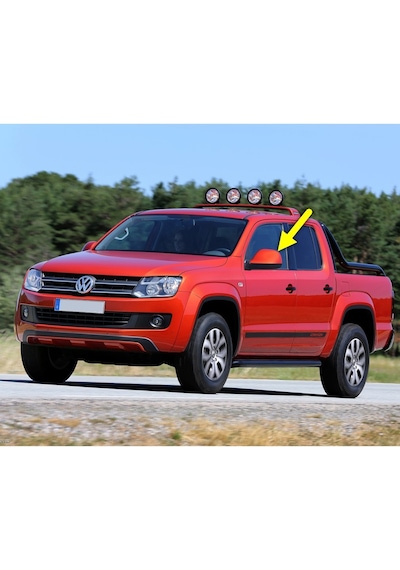 VW Amarok 2010-16 Sol Yan Dış Dikiz Aynası Üst Kapağı 2H0857527C
