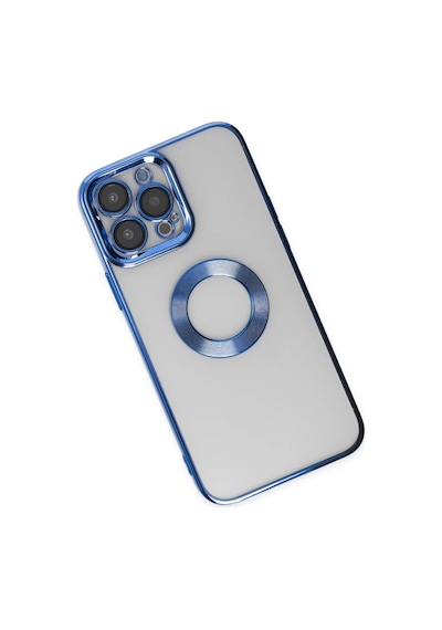 Apple İphone 14 Pro Max Kılıf Slot Silikon - Mavi 0.2M-Çok Renkli