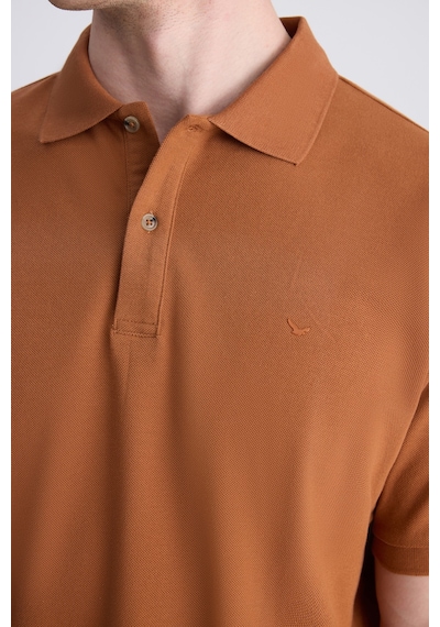 D's Damat Ds Damat Regular Fit Tarçın Pike Dokulu %100 Pamuklu T-shirt 4hc140211213m T30