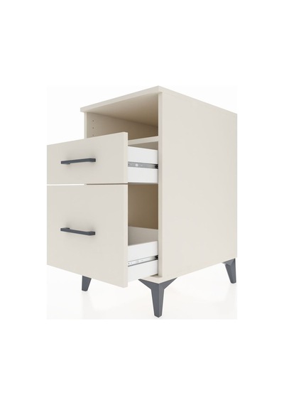 Kronos Komodin Tek Raflı 2 Çekmeceli 44x59x80 Aytaşı-aytaşı Aytaşı