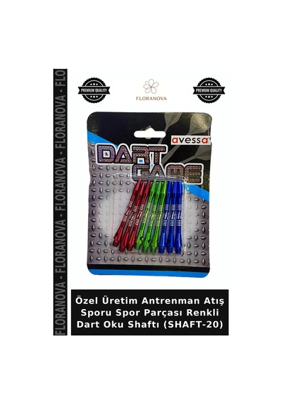 Özel Üretim Antrenman Atış Sporu Spor Parçası Renkli Dart Oku Shaftı Shaft-20 Çok Renkli