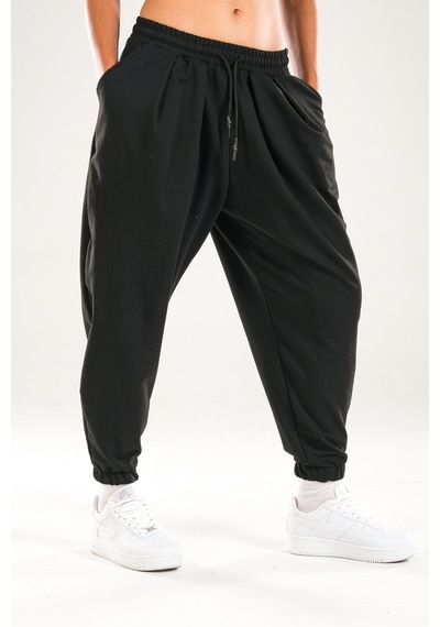 Cocopelli Pac A Lastikli Pileli Siyah Jogger Pantolon Coc2081 Siyah