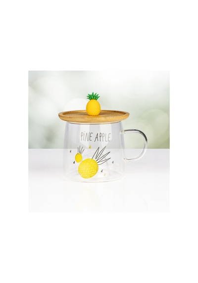 Naturalove Cam Kupa - Ananas Figürlü