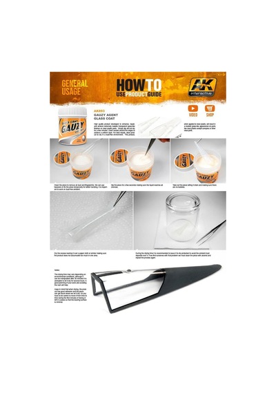 Ak 893 100 Ml. Cam Yapma Sıvısı