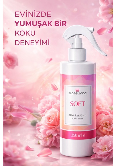 Doğal Kötü Koku Engelleyici Oda Parfümü Soft 2'li Set