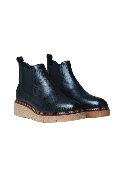 Negro Bot Kadın Nantes-po Toni Pons Leather Ankle Boot Wıth Sıde Elastıcs Siyah