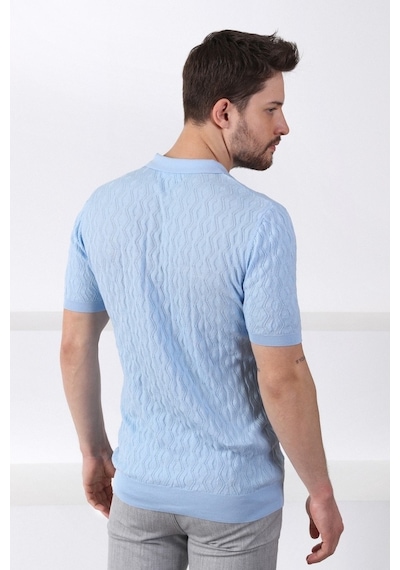 Ferraro Mavi Polo Yaka Fermuarlı Erkek Pamuk Triko T-Shirt-Mavi (417942665) Mavi Ferraro Mavi Polo Yaka Fermuarlı Erkek Pamuk Triko T-Shirt-Mavi (417942665) Mavi