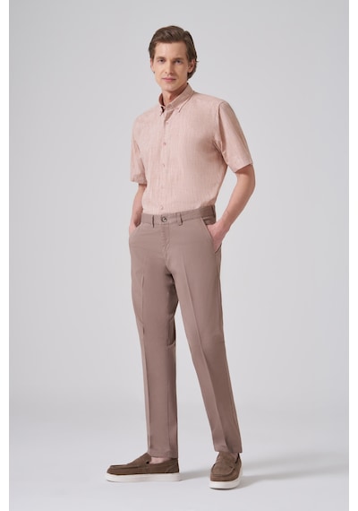 Morven Erkek Vizon Pamuk Trend Dynamic Fit Chino Pantolon 26ms003016405 Vizon