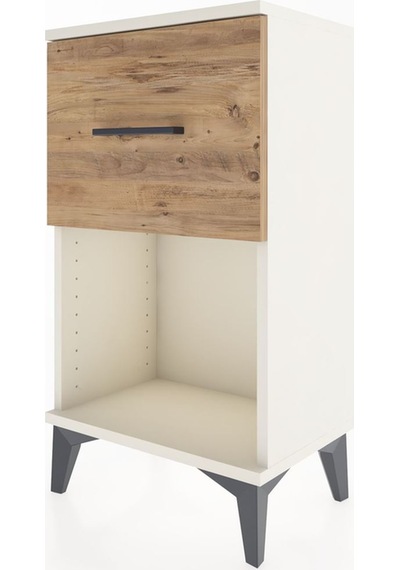 Arges Komodin Tek Çekmeceli 44x30x80 Aytaşı-çam Aytaşı