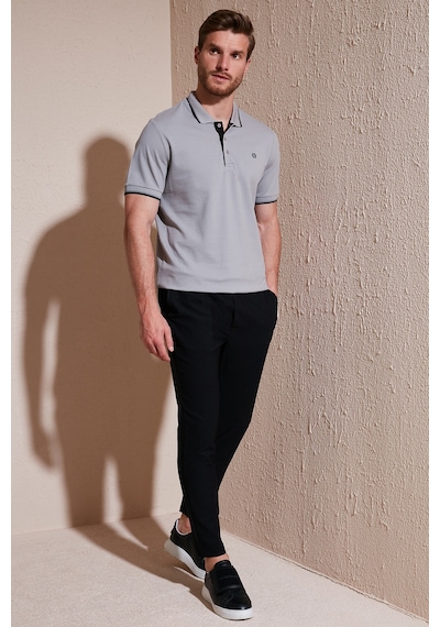 Buratti Erkek T Shirt 5902118s3 Taş-beyaz-siyah Taş-beyaz-siyah