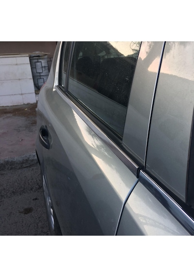 Yapışkanlı Nikelaj Bant Şerit Çıta Krom 18mm 5 Metre