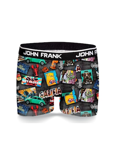 John Frank John Frank Dijital Baskılı Boxer Renkli
