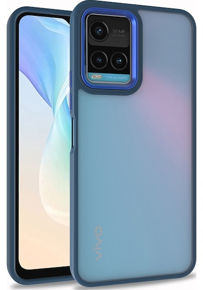 Vivo Y21S Renkli Kenarli Parlak Flora Kilif 547924847