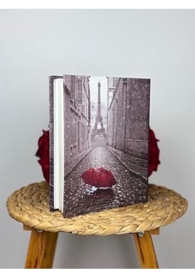 Fotoğraf Albümü 10x15cm 200 Fotoğraf Kapasiteli Renkli Şemsiye Desenli Anı Albümü
