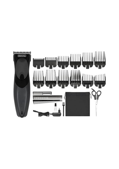 9639 816 Haircut & Beard Saç Ve Sakal Kesim Traş Makinesi, Pil Ve Şebeke Güçlü Motor, Paslanmaz Çelik Bıçak, İnce Tasarım, 10 Takma Tarak, Şarj Edilebilir, 60 Dakika Çalışma Süresi