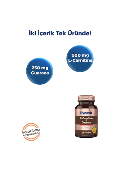 Dynavit L-Carnitine & Guarana 30 Tablet