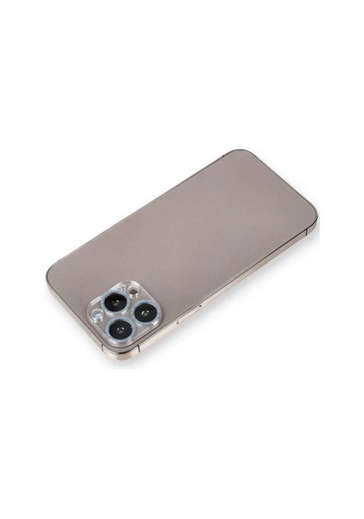 İphone 12 Pro Shine Kamera Lens Koruma Cam - Sierra Blue Diğer
