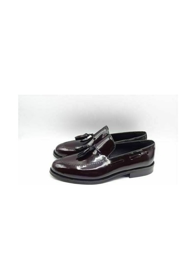 Corçuk Stil Püsküllü Erkek Ayakkabı M01 Bordo