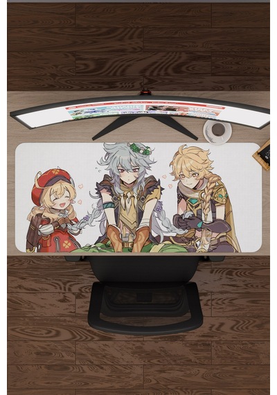 Razor Genshin Impact Anime Oyuncu V5 - 90x40 Xxl Gaming Mouse Pad Fare Altlığı