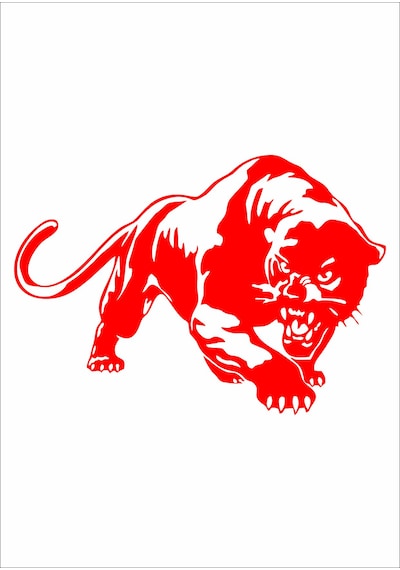 Vahşi Puma Kaplan Panter Sticker, Araba Oto Motosiklet Karavan Sticker 02519 15x11 Cm