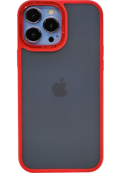 Nettech Apple  Uyumlu  iPhone 13 Pro Metal Focus Style Arka Koruma