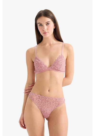 Defacto Simli Dantel Brazilian Külot G2382ax25wnbr86 Pembe-br86