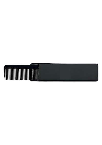 Kılıflı Cep Tarağı 14 X 3 Cm Kompakt, Şık Ve Taşınabilir Erkek Bakım Tarağı 715872