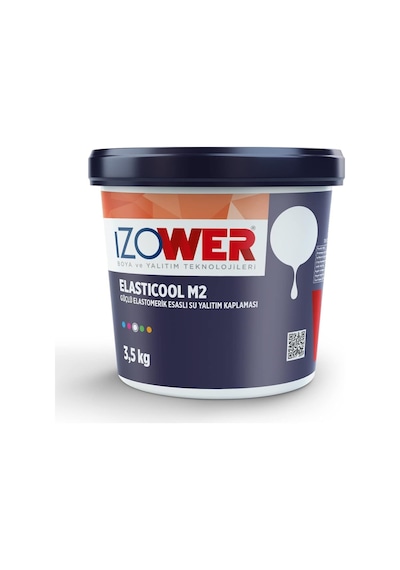 M2 Güçlü Elastomerik Su Yalıtım Malzemesi 3.5 Kg Beyaz