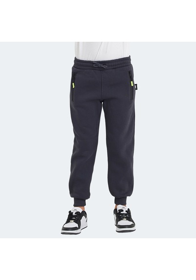 Slazenger LAMIS Çocuk Fermuar Cepli Koyu Gri Eşofman Altı