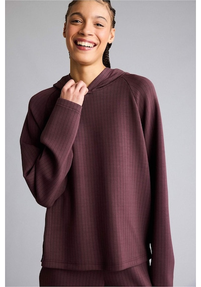 Defacto Standart Fıt Kapüşonlu Modal Sporcu Sweatshirt G5309ax26spbn277 Kahve-bn277
