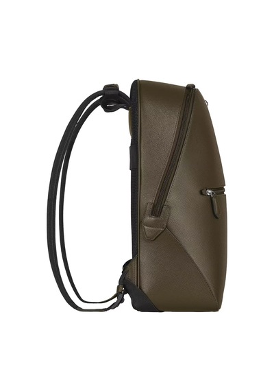 Montblanc Sartorial Deri Küçük Sırt Çantası 221544 Haki