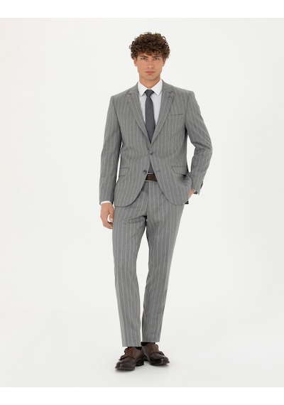 Pierre Cardin Erkek Gri Takım Elbise 50273543-vr024 Gri