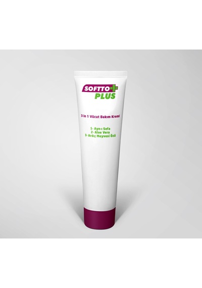 Softto Plus 3 in 1 Vücut Bakım Kremi 50 ML